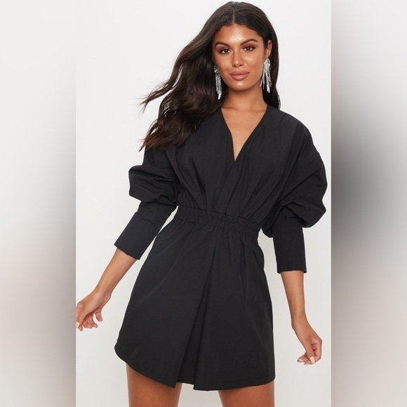 PrettyLittleThing Black Mini Dress - Picture 2 of 13